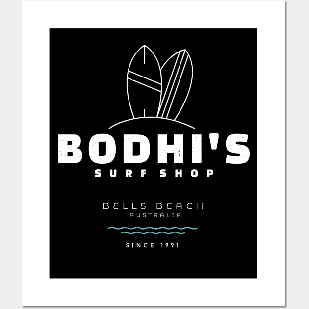 Bodhi's Surf Shop - Bells Beach Australia - Since 1991 Wall Art by BodinStreet